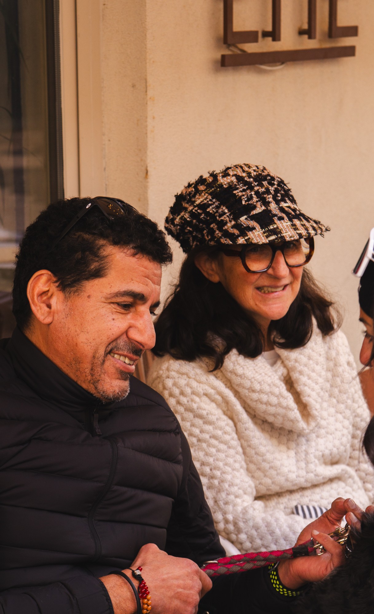 Couple souriant