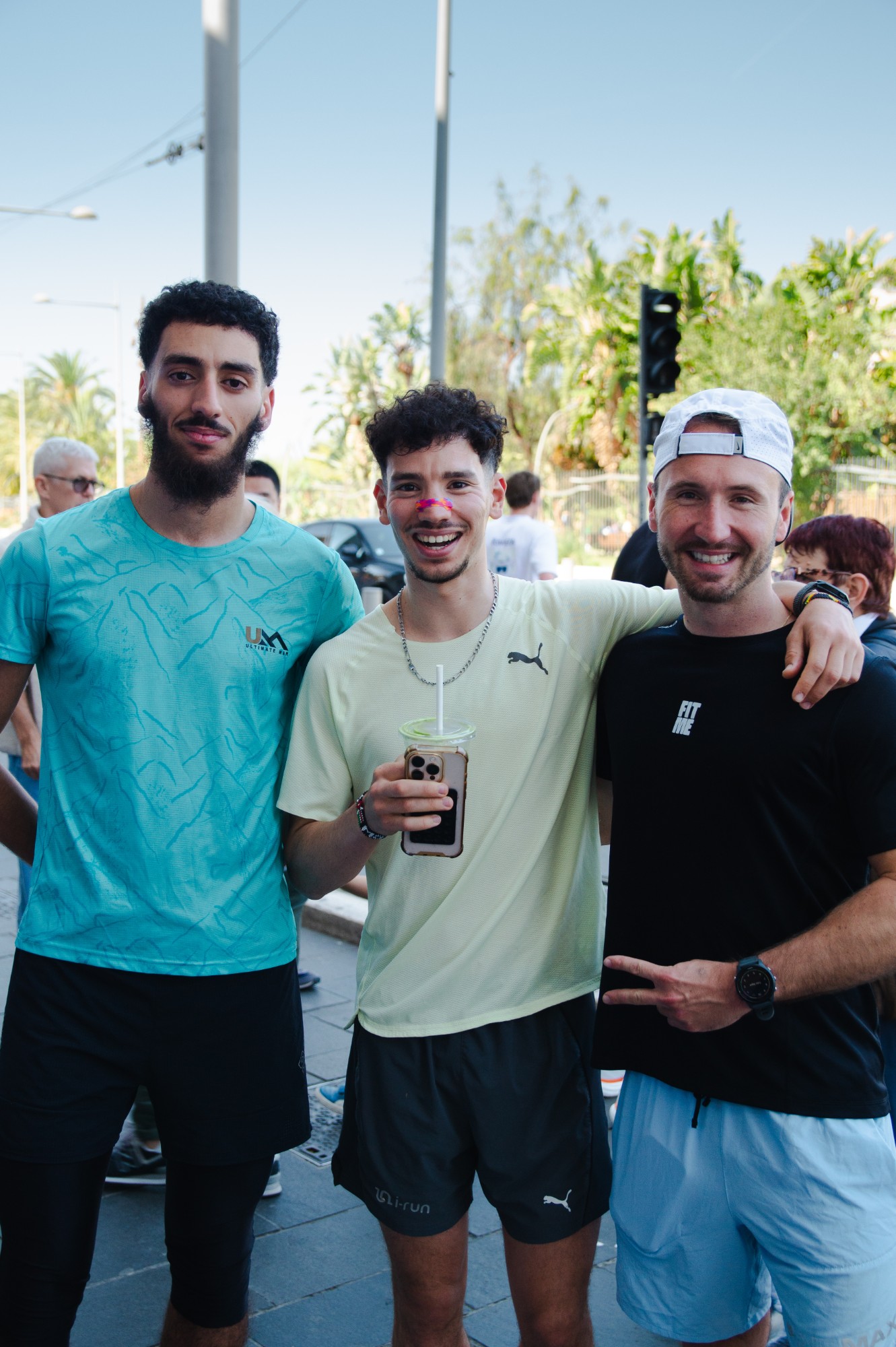 Coureurs entre amis